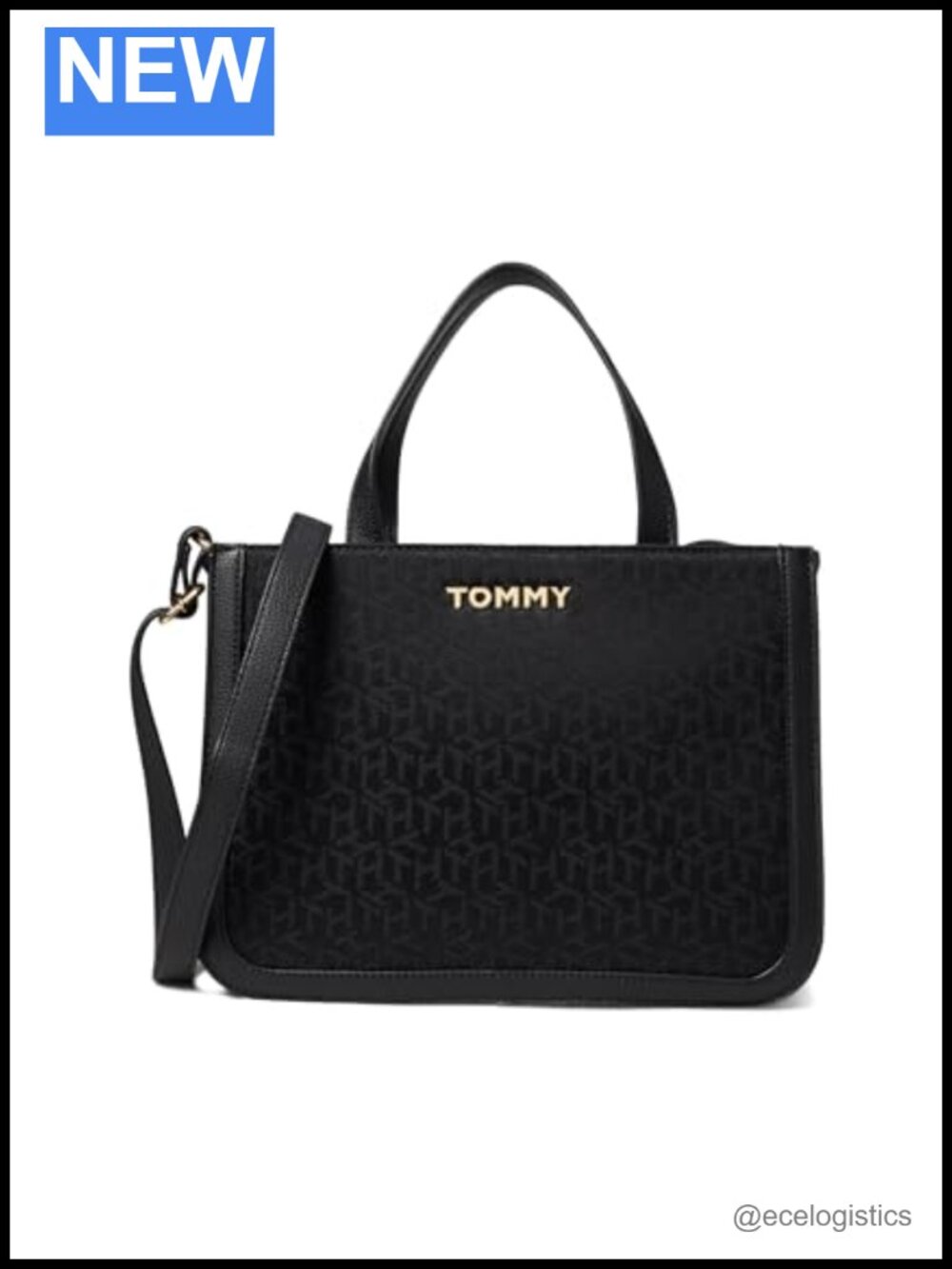 Convertible Satchel Handbag - Polyester, Zipper Closure, Adjustable Strap